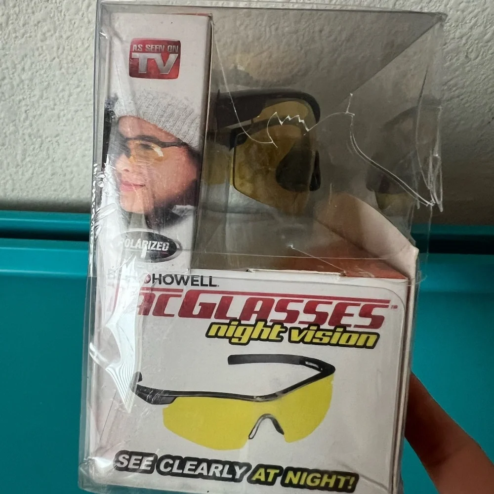 NEW Bell + Howell TacGlasses Night Vision Reduces Glare Non Rx Glasses NIB